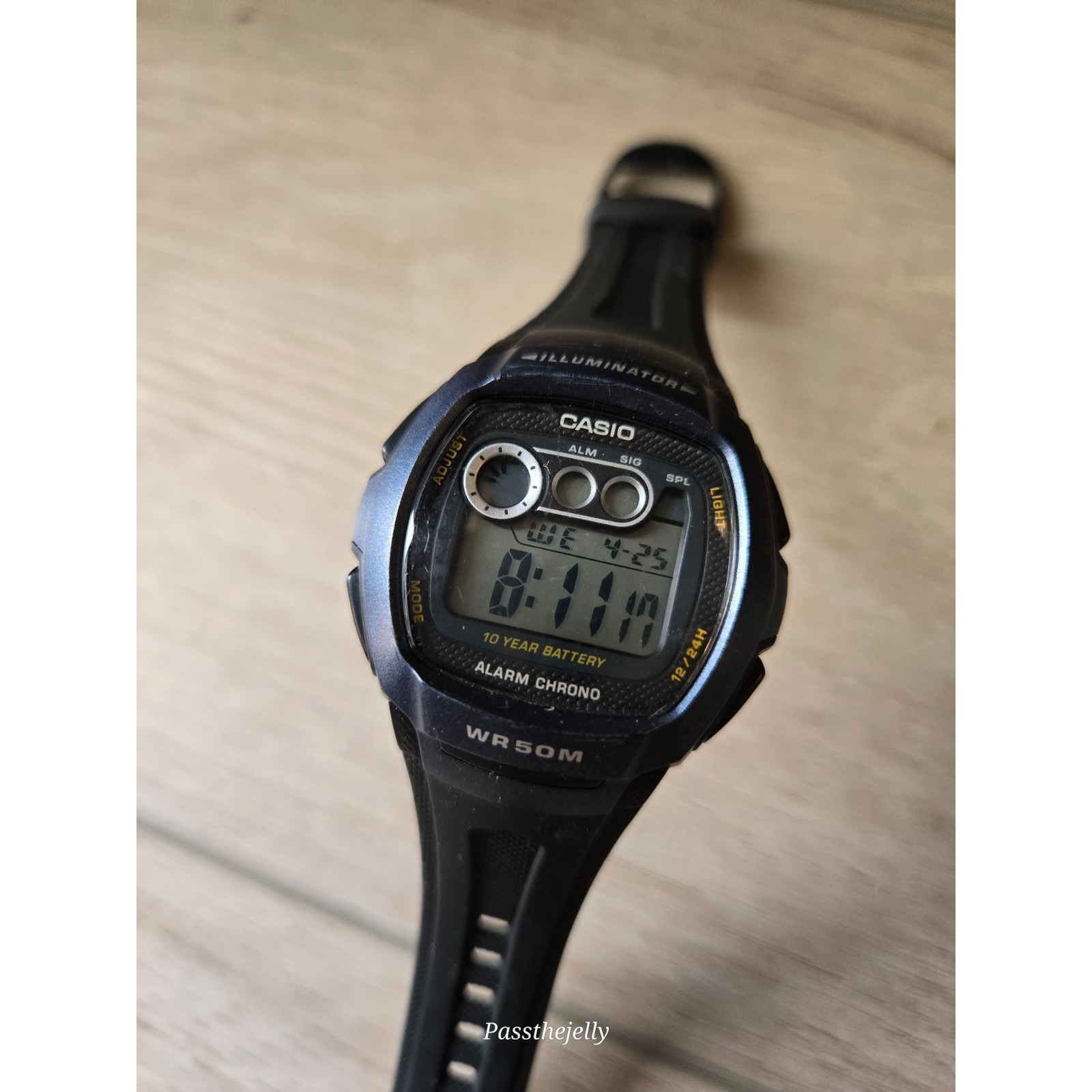 Vtg Casio Watch Men Digital Illuminator Alarm Chrono Wr50m 10 Year Battery Black Vtg Casio Watch Men Digital Illuminator Alarm Chrono Wr50m 10 Year Battery Black